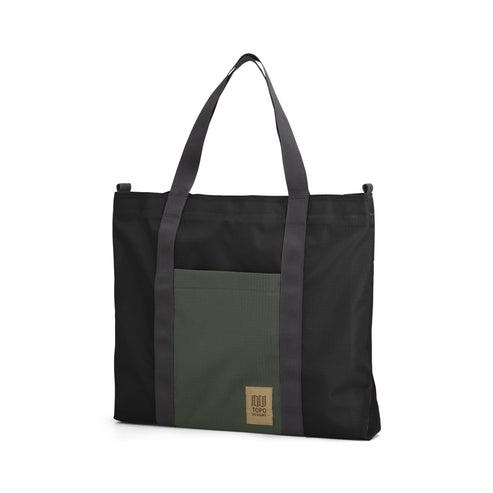 Topo Designs Mountain Essential Tote, Alternate, color, Black/Neutral
