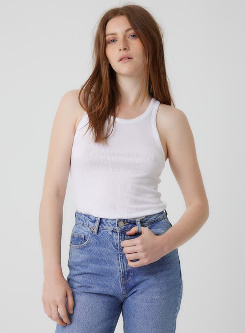 Majestic Filatures Lyocell Cotton Baby Rib Scoopneck Tank