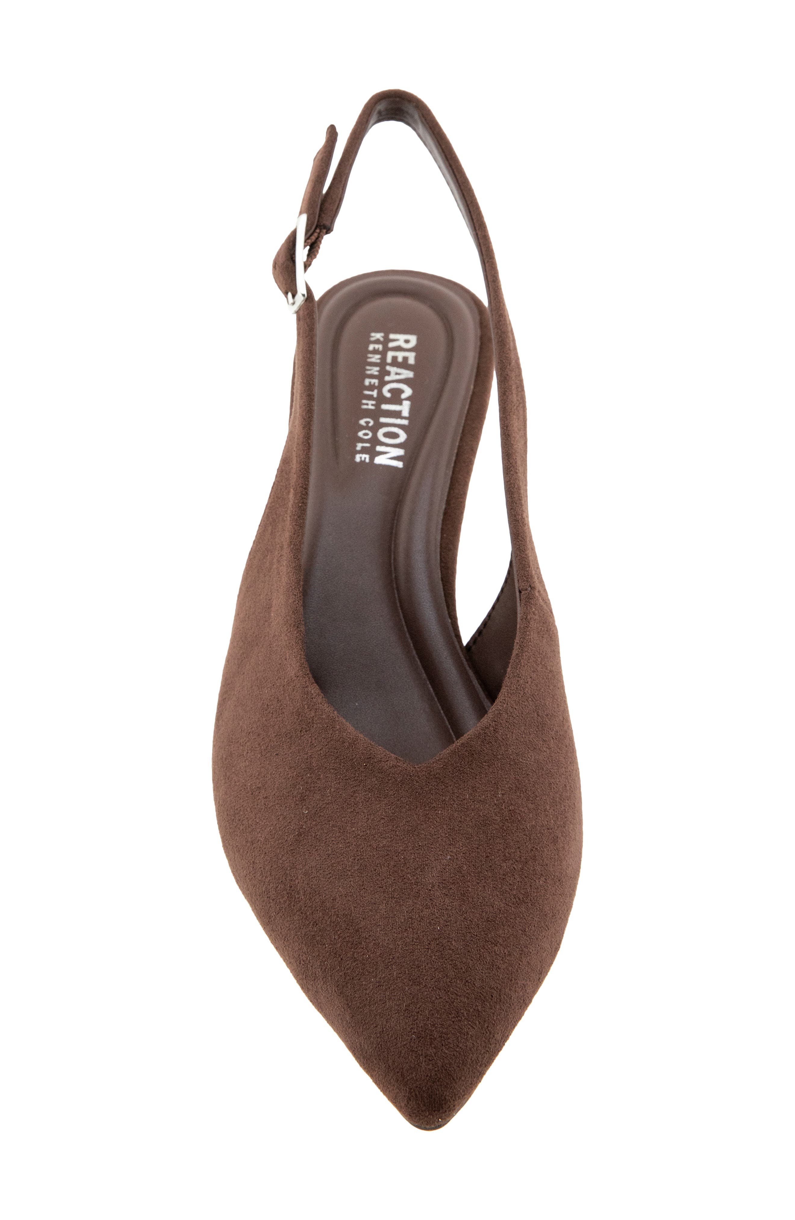 Enzo Wedge Slingback Pump, Alternate, color, CHOCOLATE MICRO