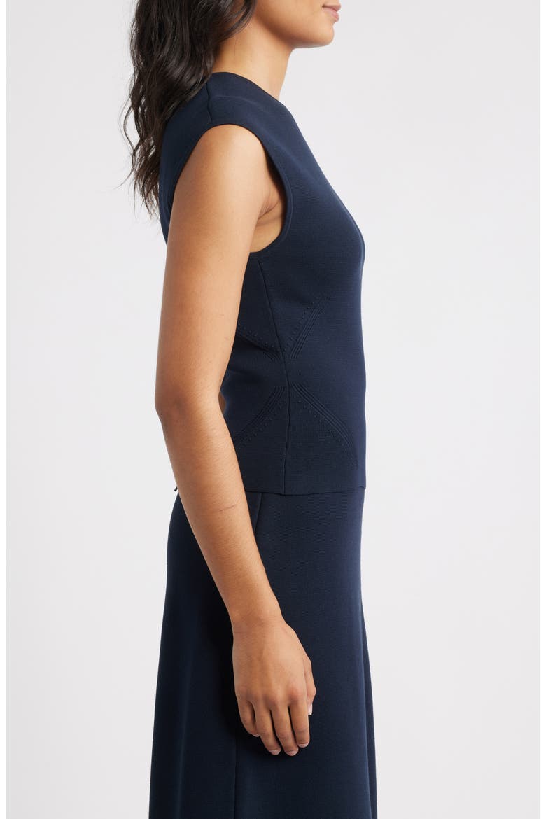 Farmera Zip Back Top, Alternate, color, DK BU