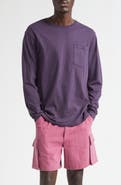 Noah Core Logo Long Sleeve Pocket T-Shirt