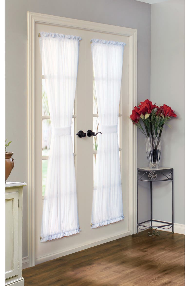 Curtain Panel, Main, color, WHITE