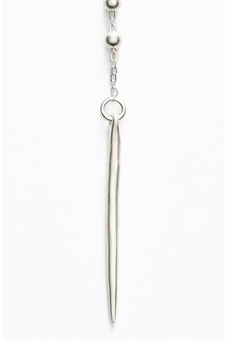 Long Y-Necklace, Alternate, color, SILVER