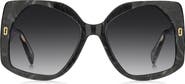 Marc Jacobs 56mm Geometric Square Sunglasses