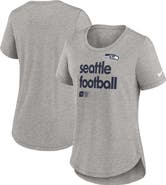 Nike Women's Nike Heather Gray Seattle Seahawks Team Shout-Out Tri-Blend T-Shirt