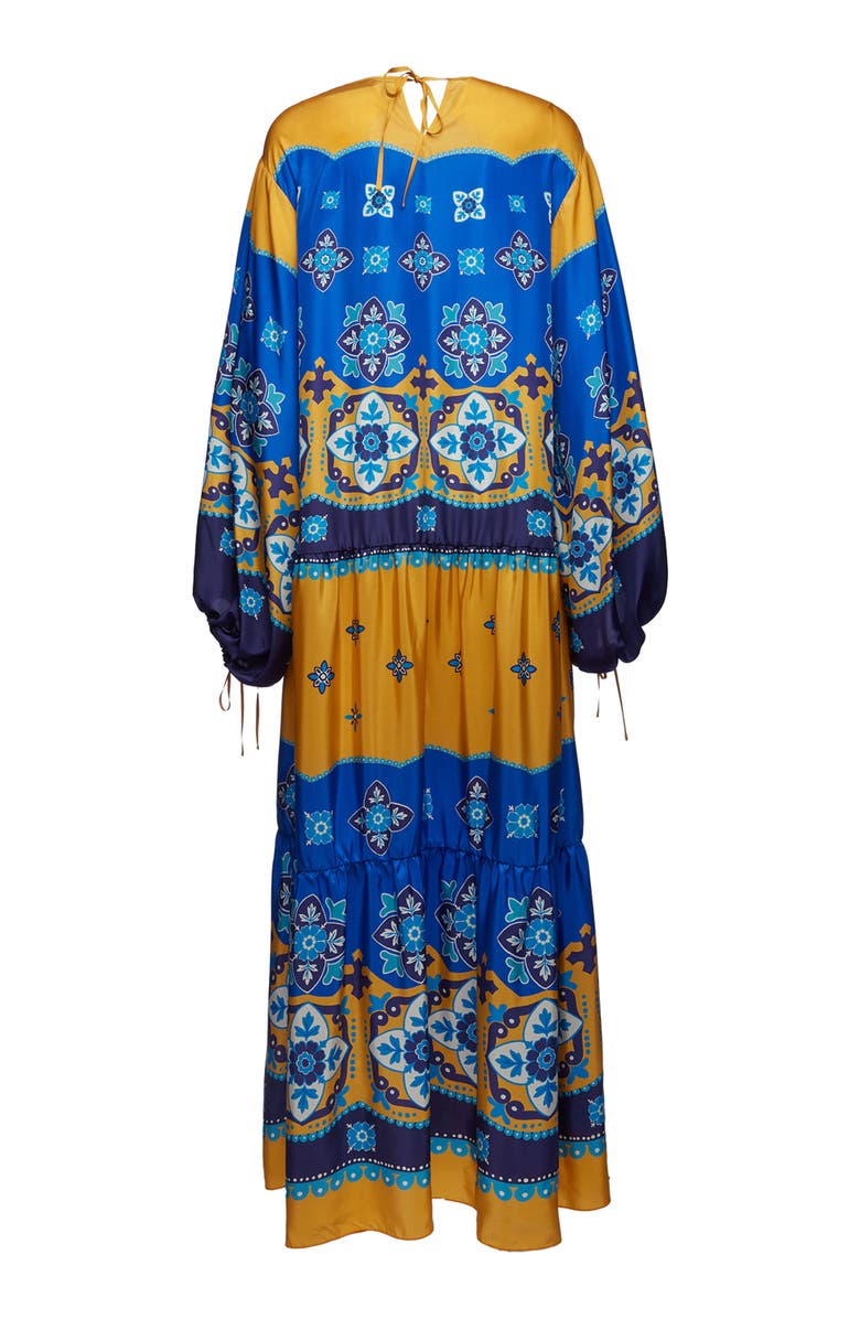 La DoubleJ Vesta Dress Placée Tiles Degrade Blue, Alternate, color, Tiles Degradé Giallo Blue