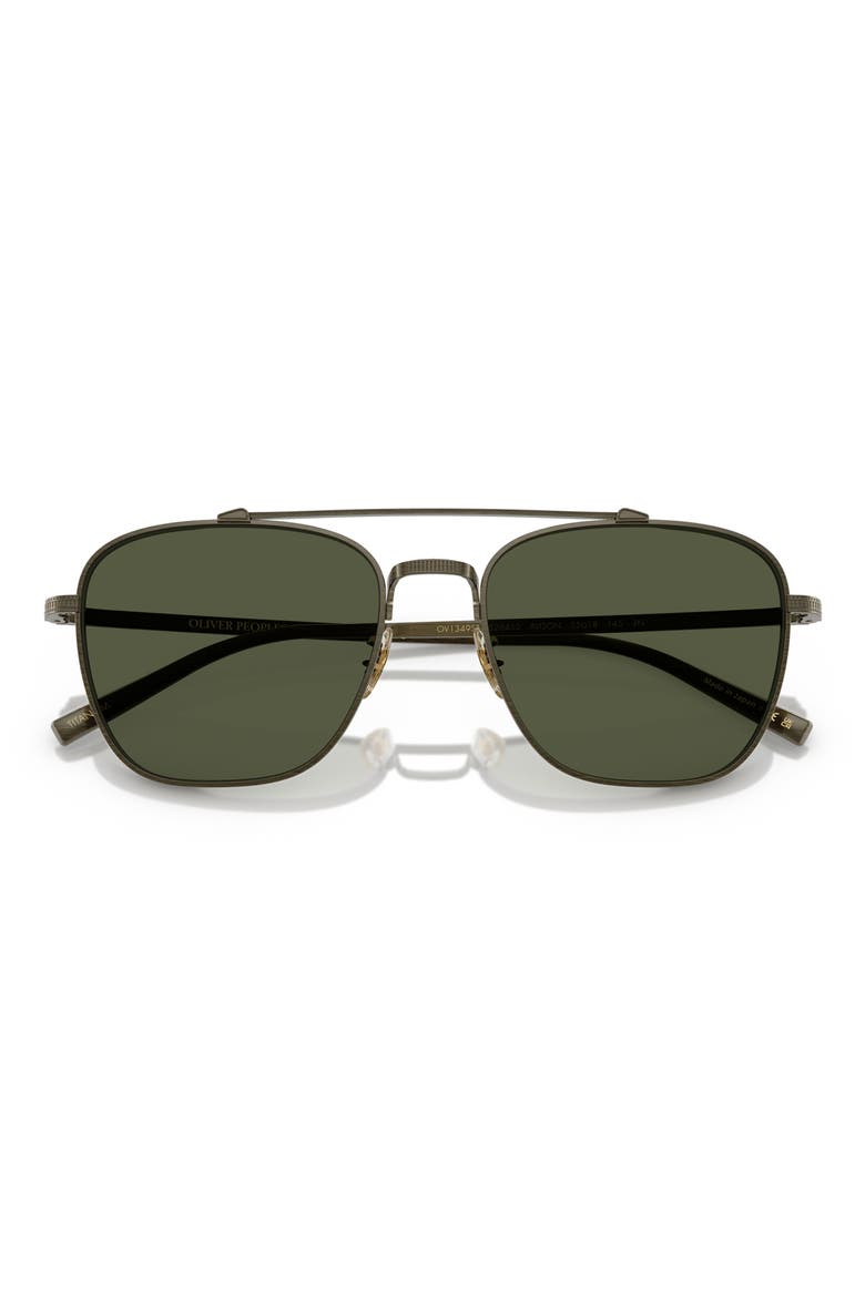 Rivetti 55mm Gradient Pilot Sunglasses, Alternate, color, ANTIQ COP