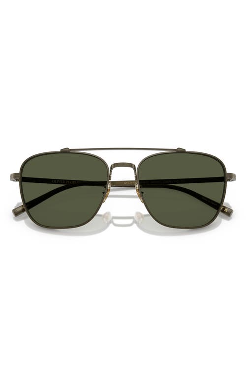 Oliver Peoples Rivetti 55mm Gradient Pilot Sunglasses In Antiq Cop