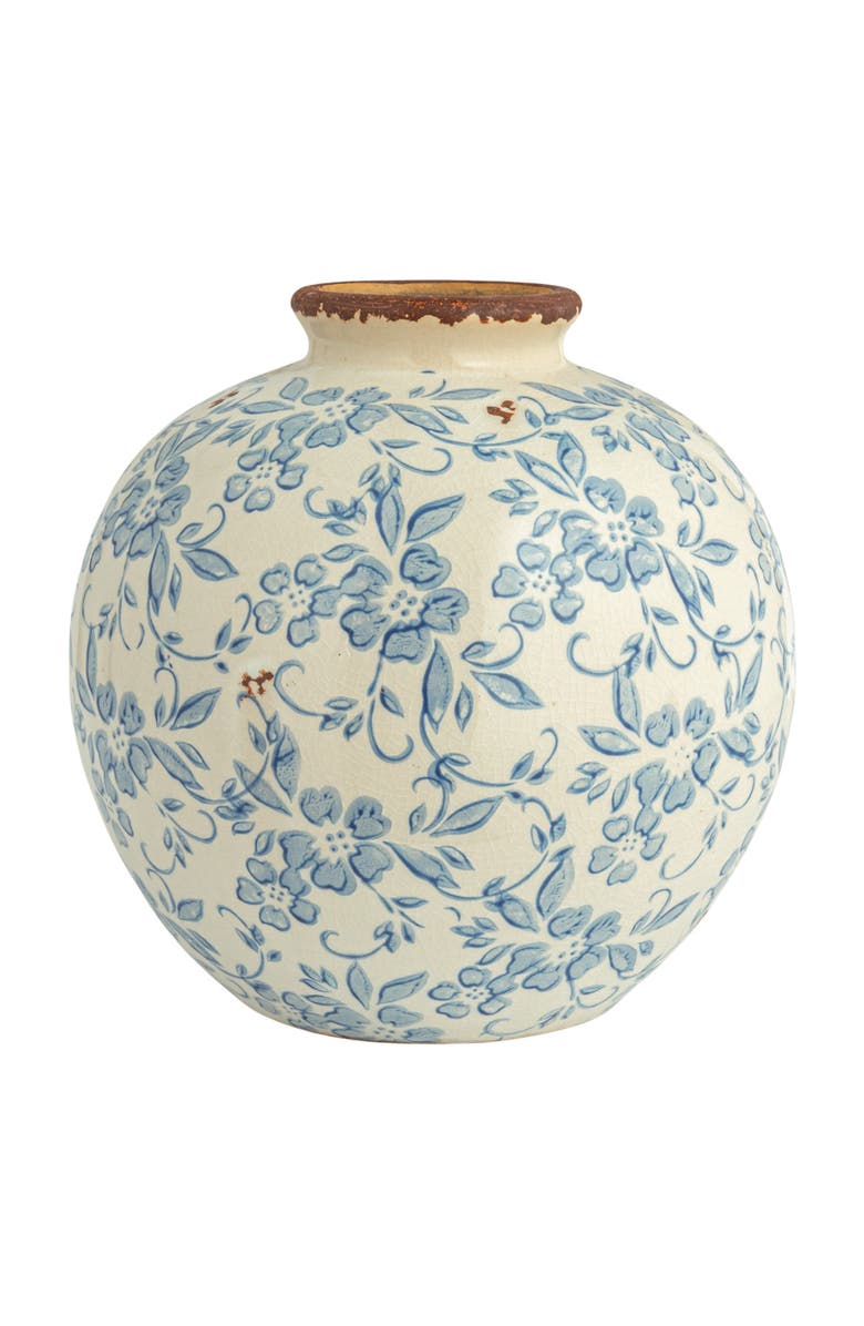 Storied Home Vase with Transferware Pattern, Alternate, color, 
