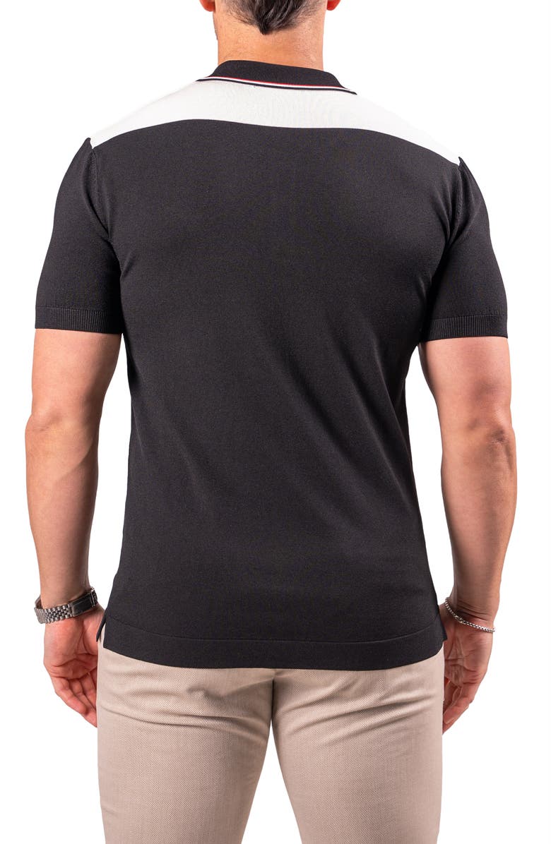Maceoo Tipped Colorblock Polo, Alternate, color,
