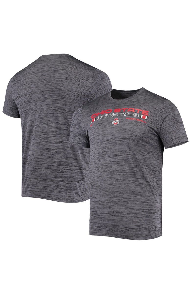 Nike Men's Nike Charcoal Ohio State Buckeyes Velocity Legend Performance T-Shirt, Main, color, 