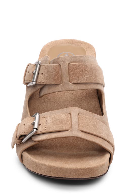 Ash Jewel Slide Sandal In Noisette Tan