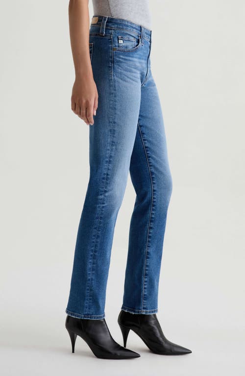 Ag Mari Mid Rise Slim Straight Leg Jeans In Blue