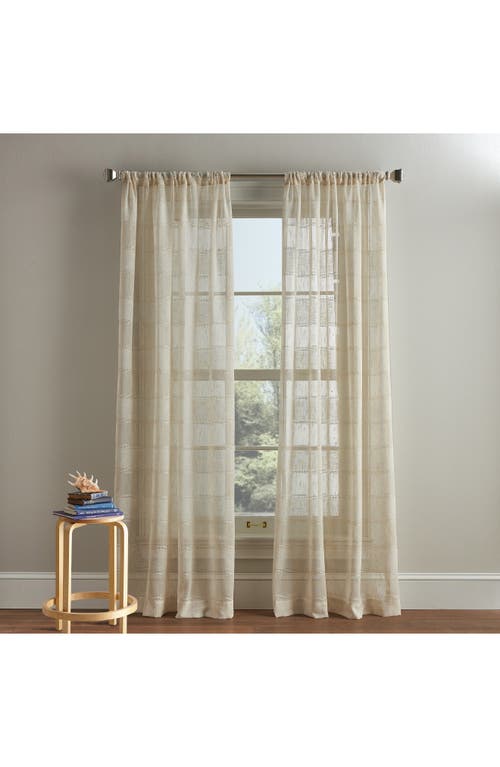 Dkny Shoreline Set Of 2 Curtain Panels In Linen