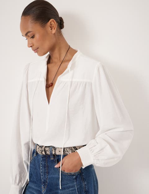 Harlow Tie Front Detail Blouse