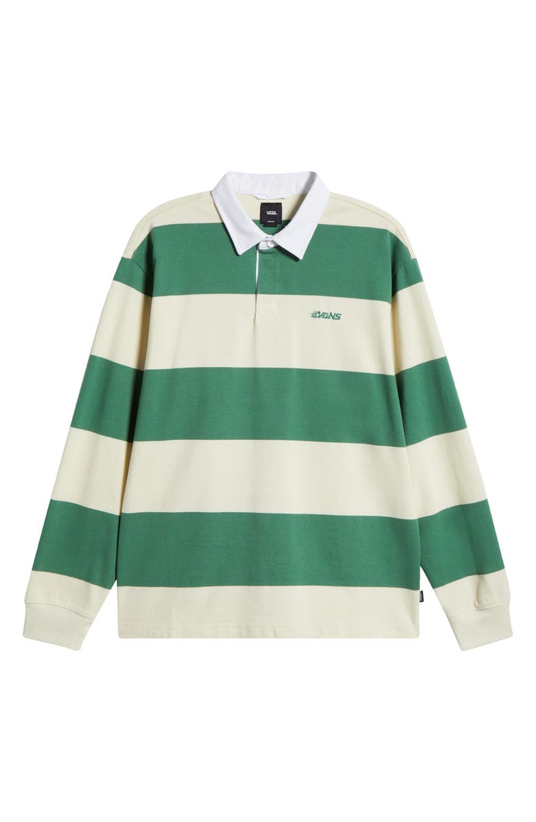 Vans Ward Stripe Rugby Knit Long Sleeve Polo, Alternate, color, 