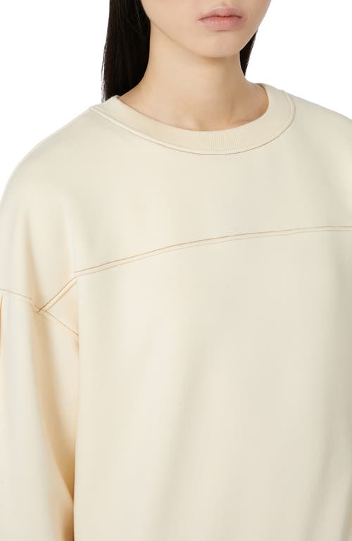 Weekend Max Mara Mogol Oversize Sweatshirt In White