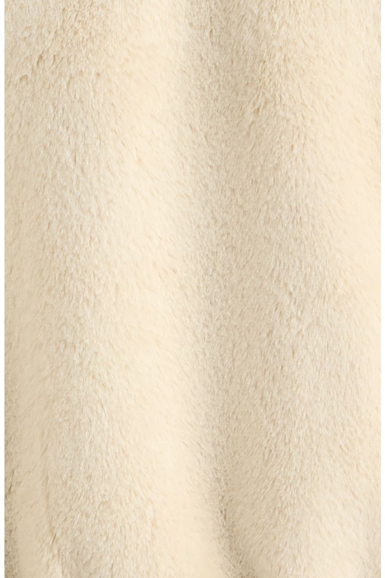 Kids' High Pile Faux Fur Jacket, Alternate, color, IVORY DOVE