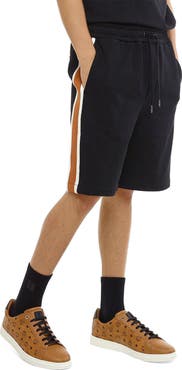 MCM Men's Classic Logo Track Shorts in Organic Cotton