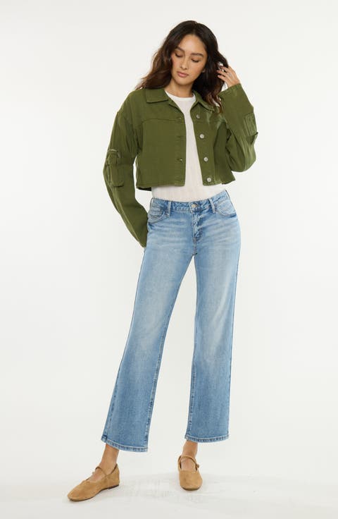 Matilda Essentials Mid Rise True Straight Jeans