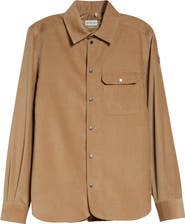 Moncler Cotton Corduroy Snap-Up Shirt