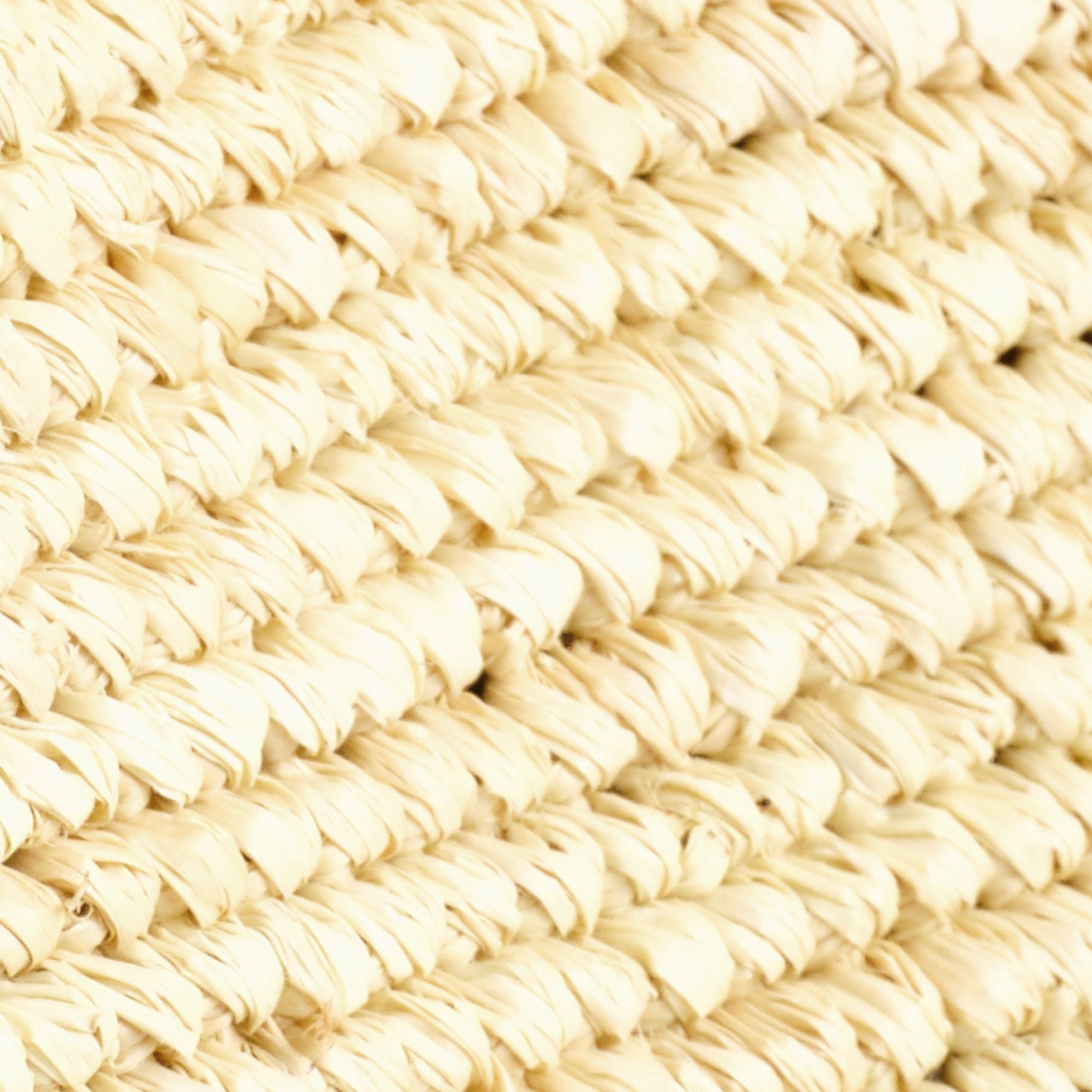 Hand-Woven Market Tote - Straw, Alternate, color, BEIGE