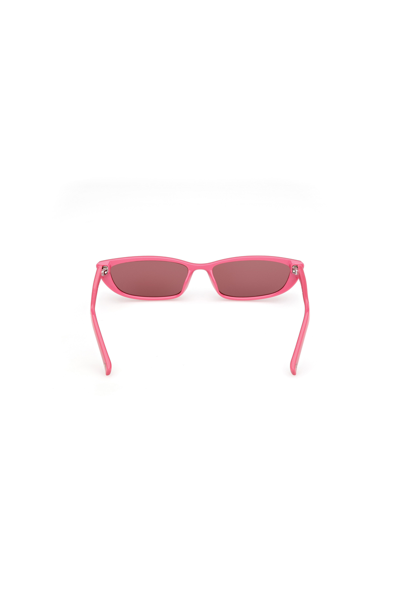 Slim Rectangular Acetate Sunglasses, Alternate, color, Shiny Pink / Bordeaux