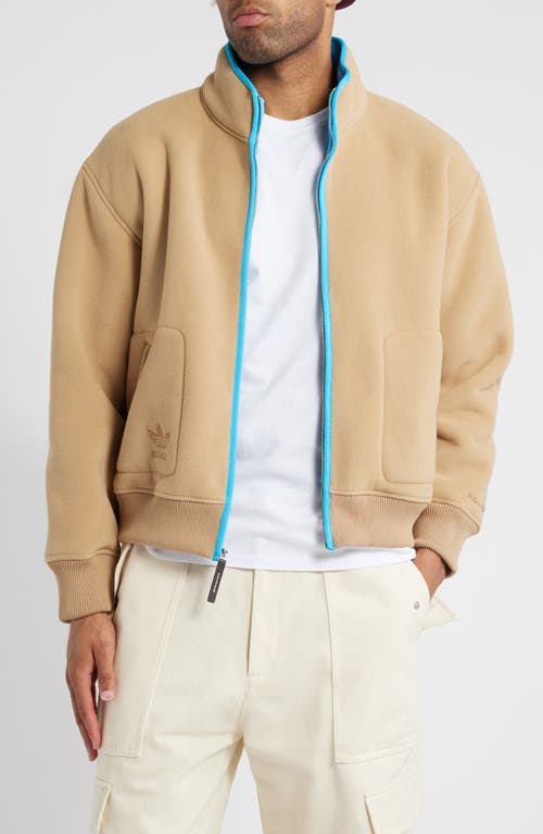 Y-3 x Wales Bonner Fleece Jacket in Cardboard 