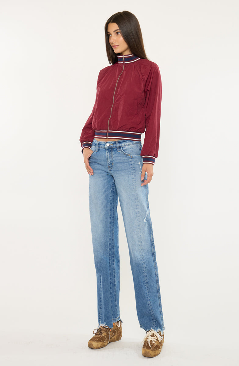 KanCan Kells Mid Rise Straight Jeans, Alternate, color, Medium Wash