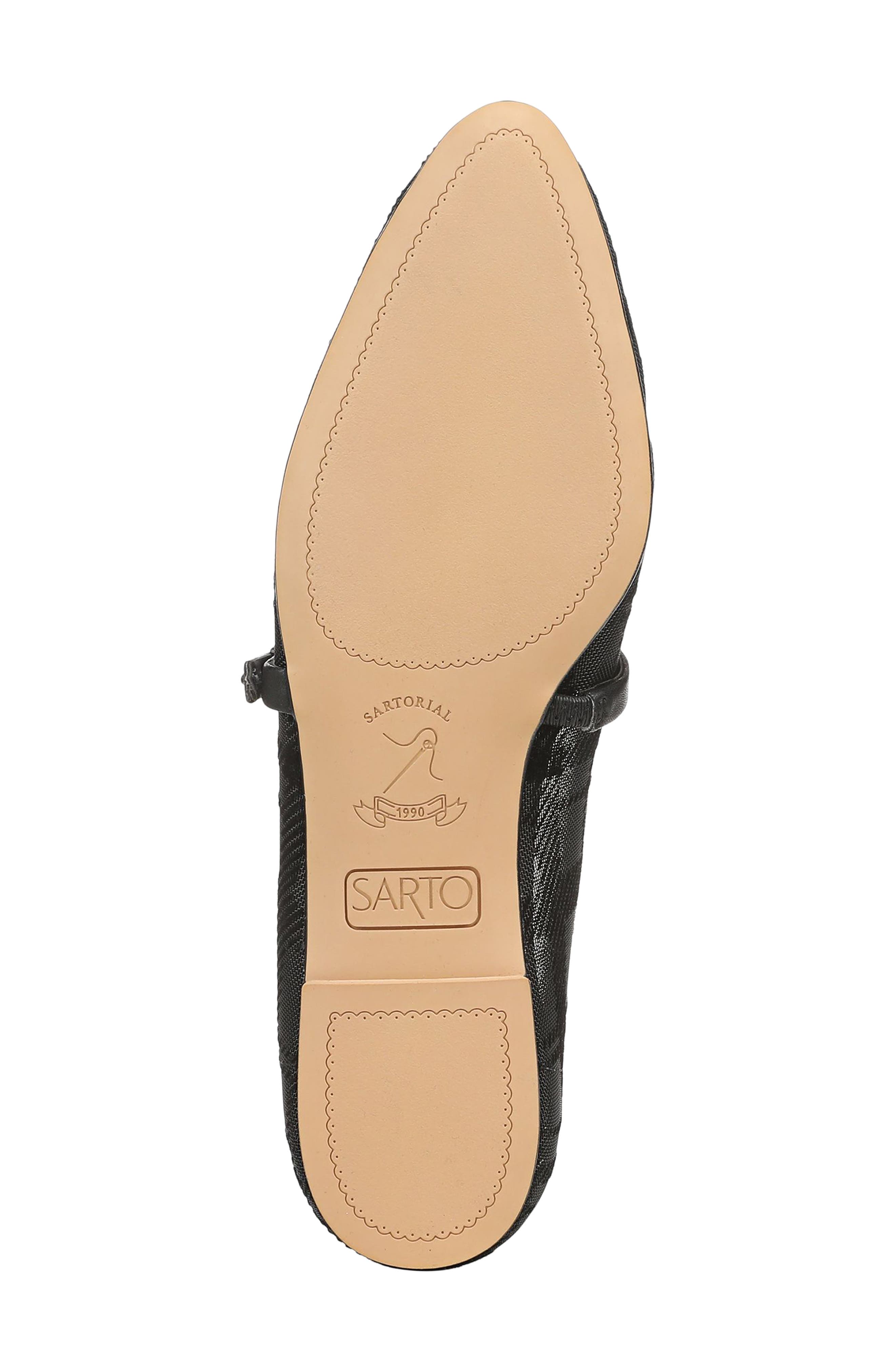 Rubina Mary Jane Flat, Alternate, color, BLACK VELVET FABRIC