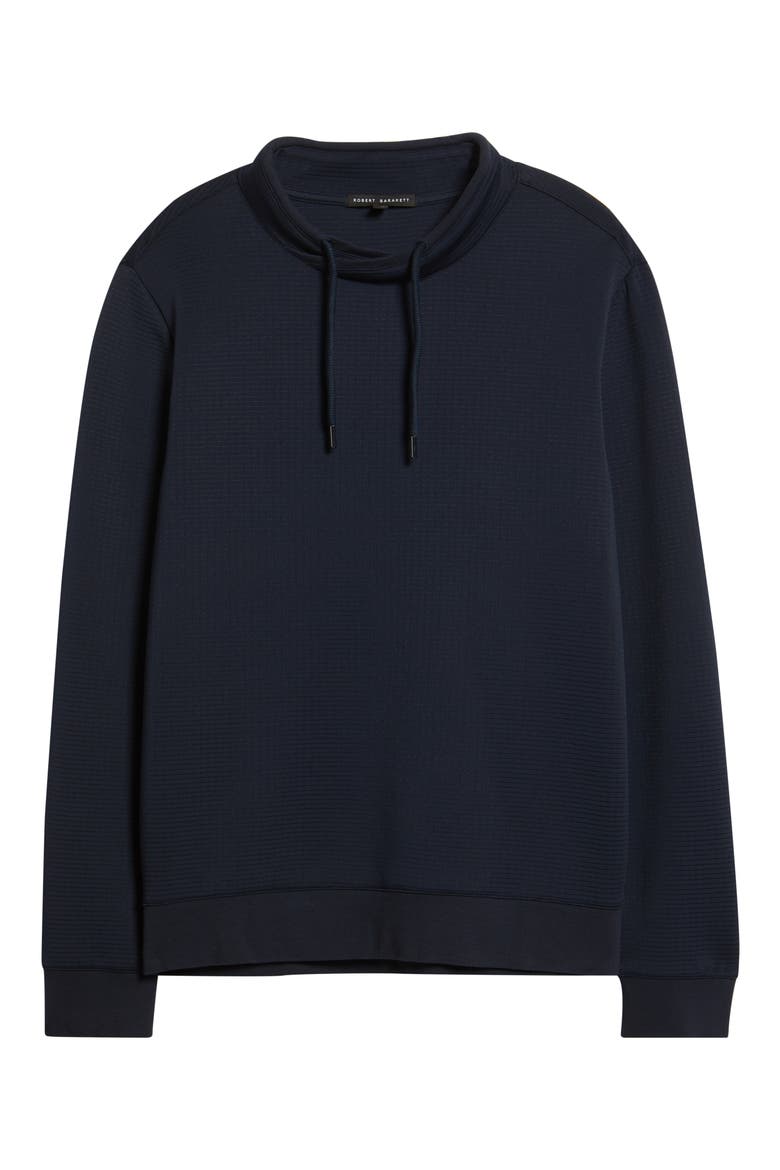 Drayton Crossover Mock Neck Sweatshirt, Alternate, color, NAVY