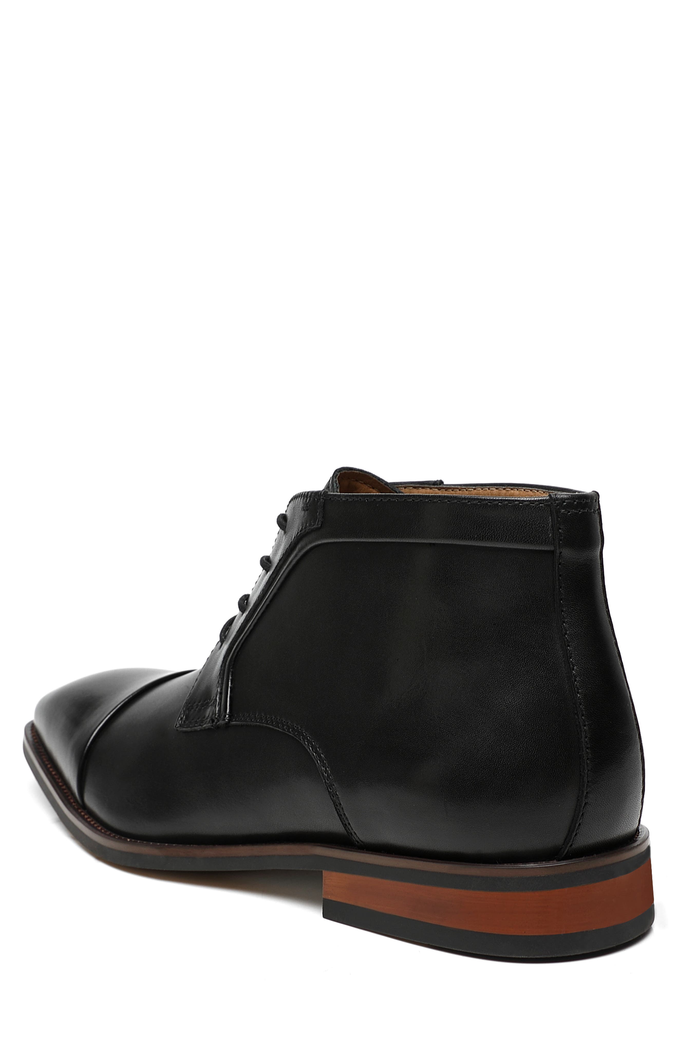 La Milano Across II Cap Toe Chukka Boot, Alternate, color, Black