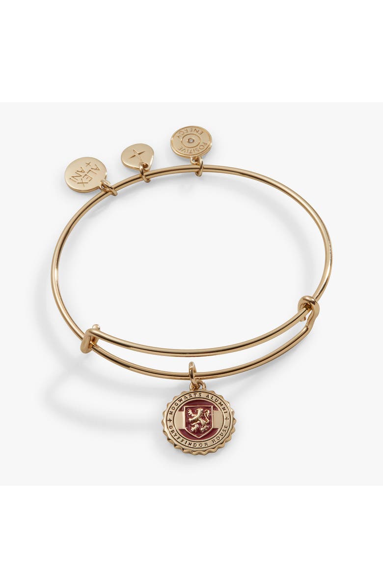 Alex and Ani Harry Potter<sup>™</sup> Gryffindor House Charm Bangle Bracelet, Main, color, Gold