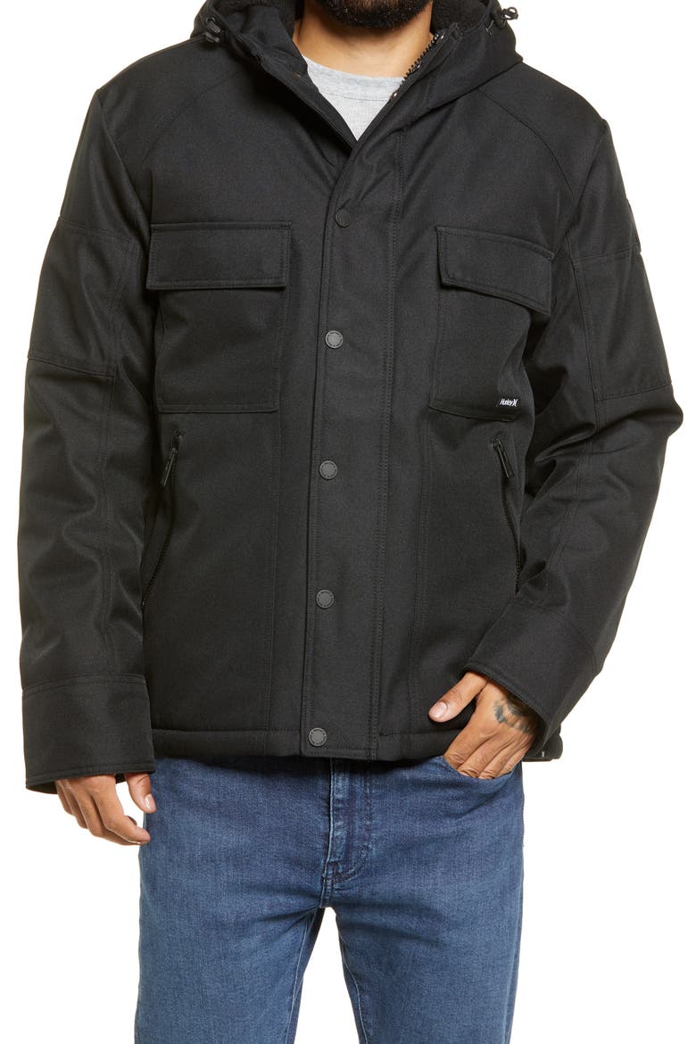 Sebastien Parka, Alternate, color, BLACK