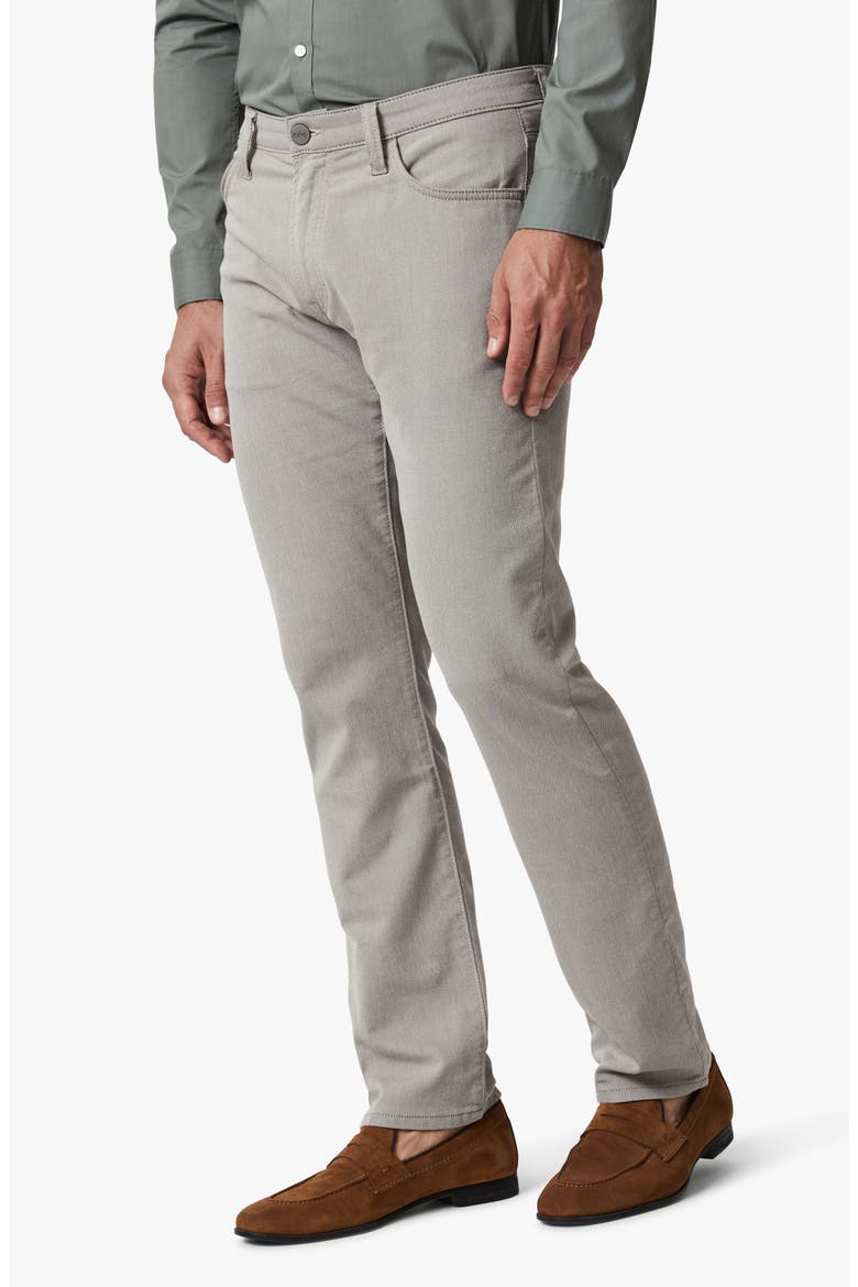 Courage Stretch Cotton Twill Straight Leg Pants, Alternate, color, BROWN REFINED TWILL