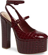 Steve Madden Scotlyn Ankle Strap Platform Pump