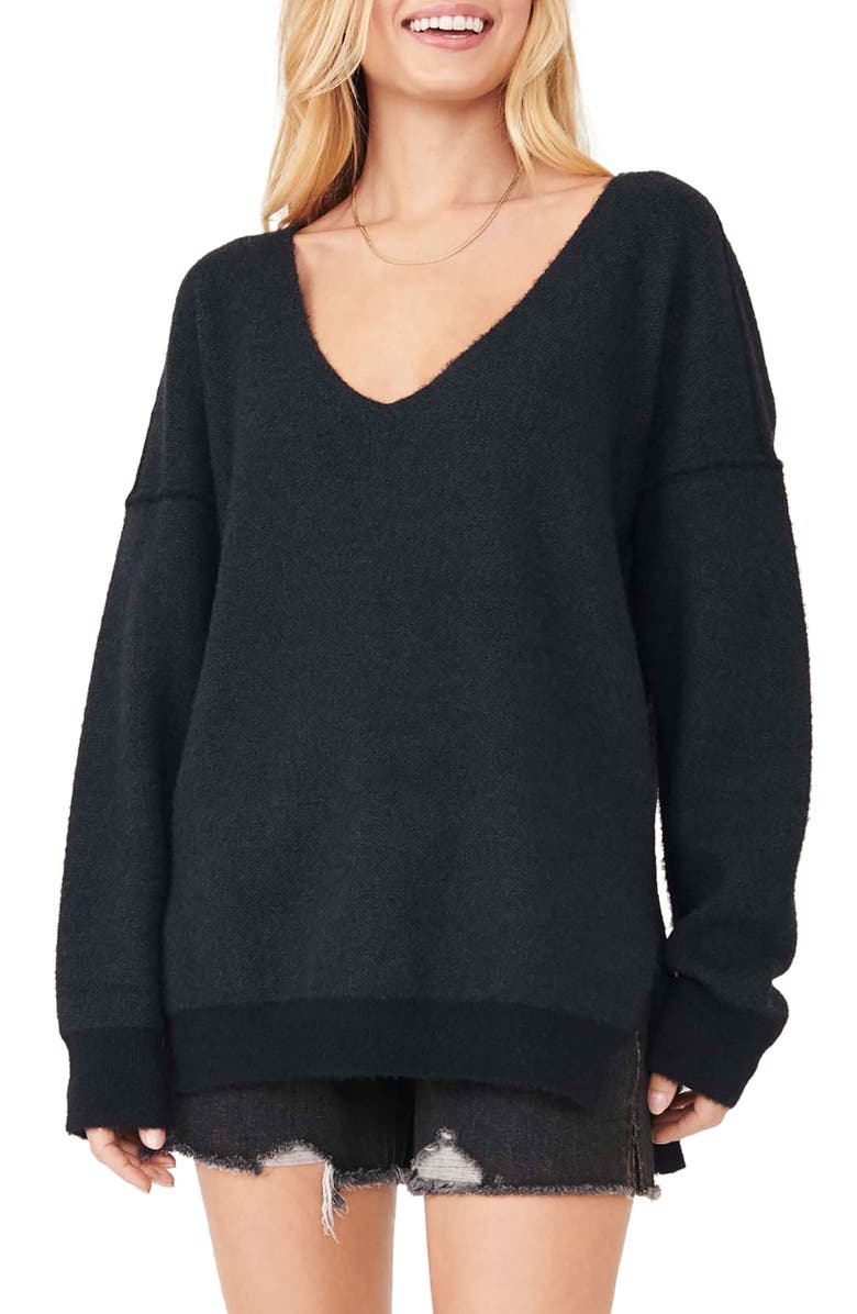 Free People Sweater Weather V-Neck Sweater, Main, color,