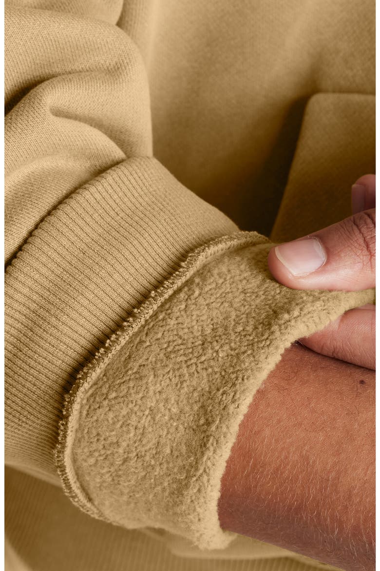Icon Heavyweight Fleece Pullolver Hoodie, Alternate, color, CAMEL
