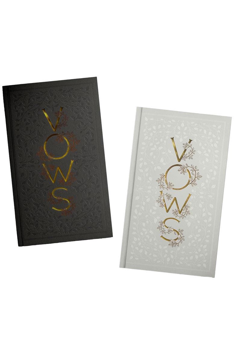 Our Wedding Vows, 2 Linen Cover Journals, Main, color, Multicolored