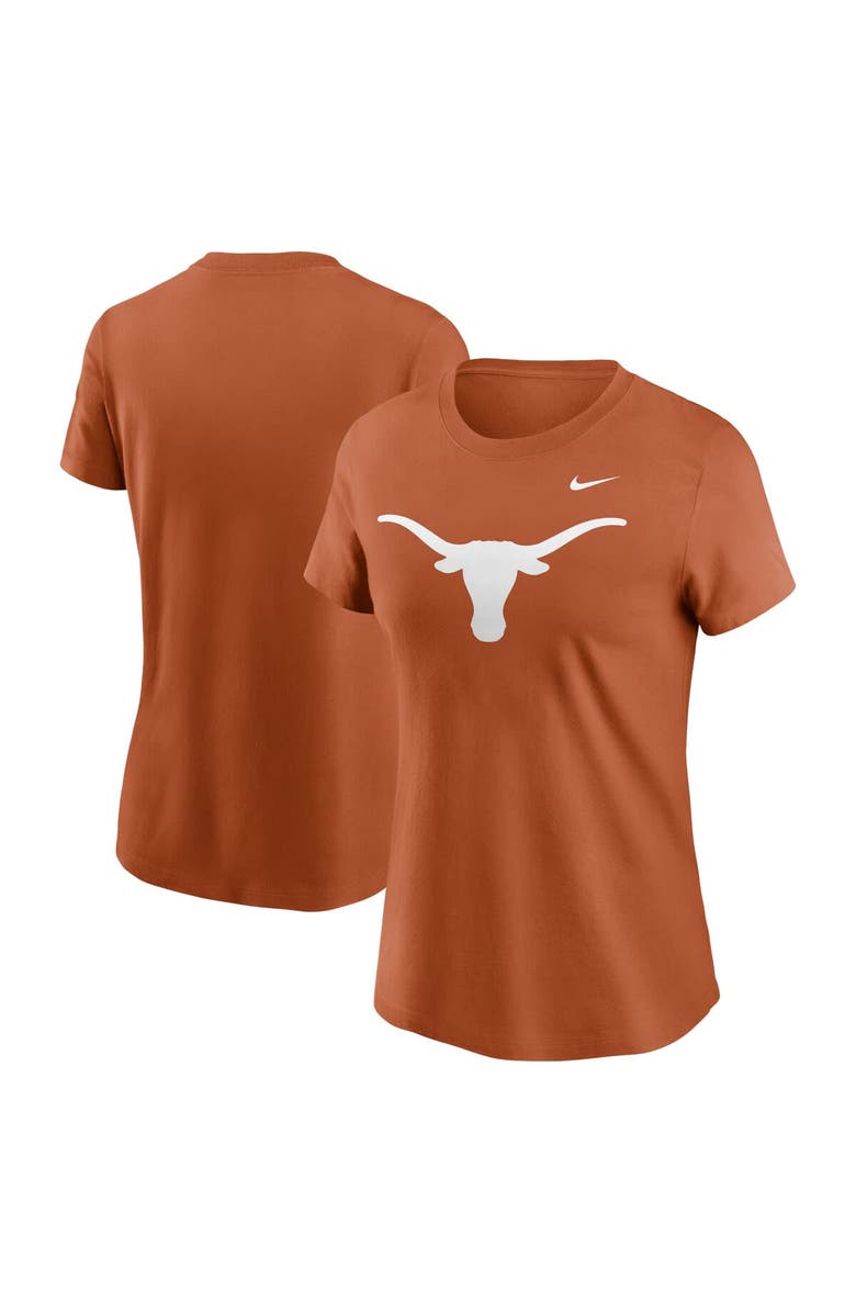 Nike Women's Nike Burnt Orange Texas Longhorns Primetime Logo T-Shirt, Main, color, Burnt Orange