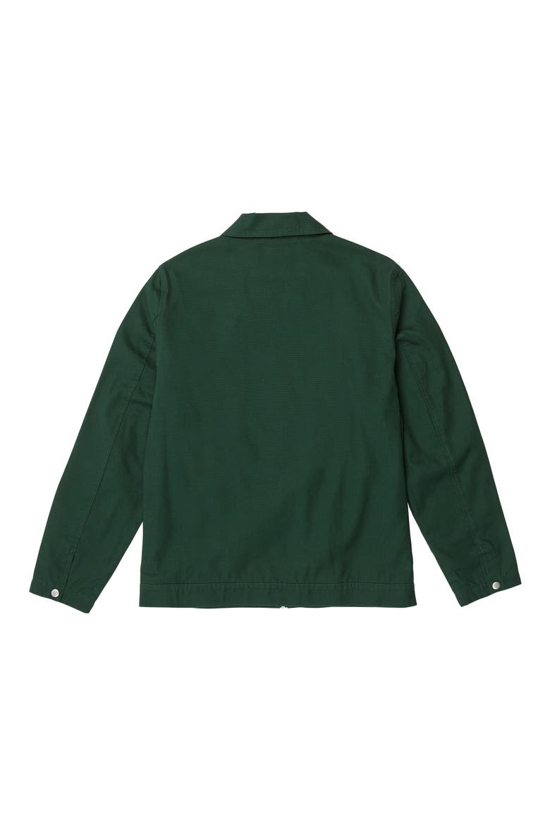 Oak Drive Lined Zip Shirt Jacket, Alternate, color, DARK PINE