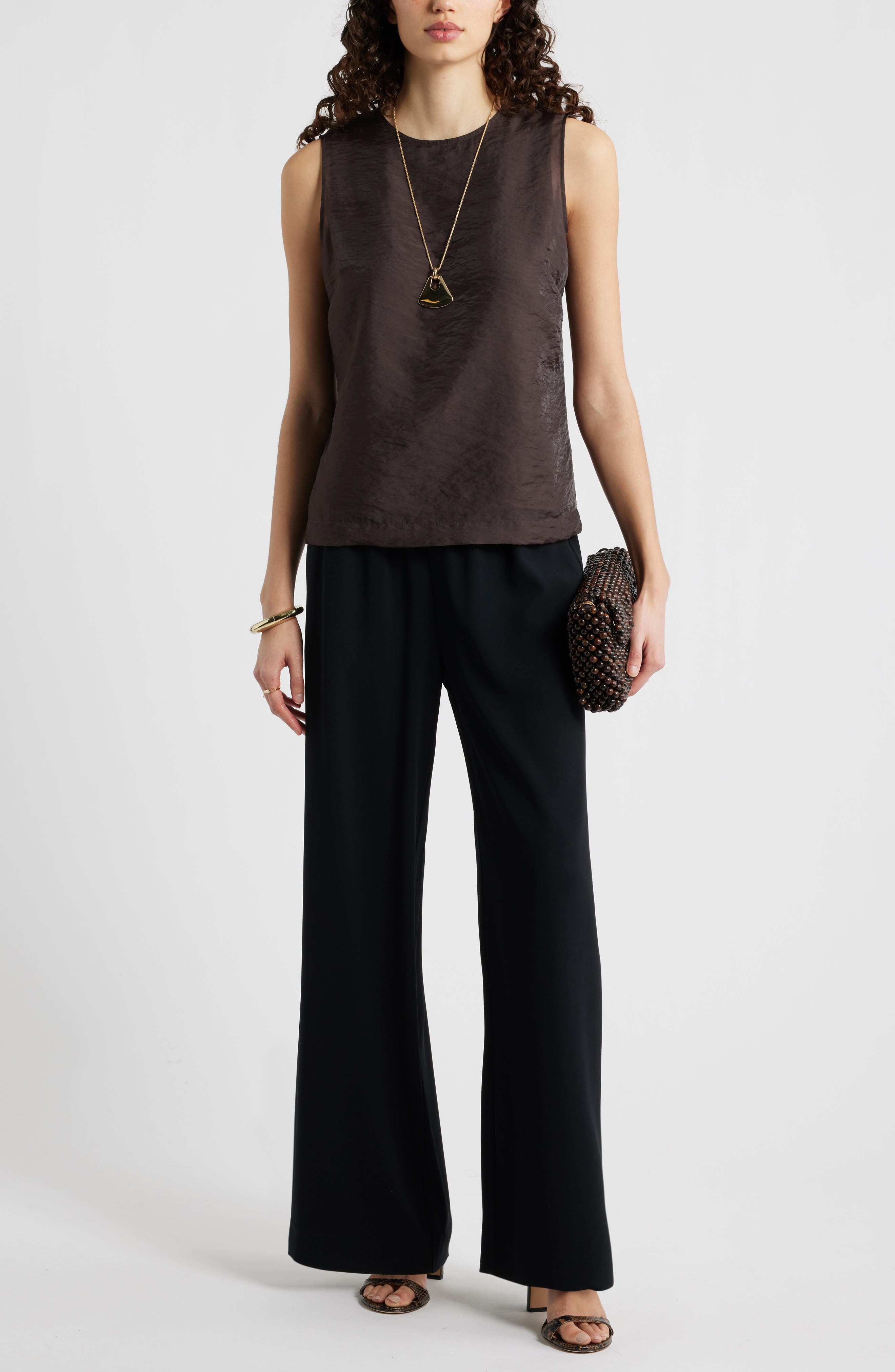 Sleeveless Organza Shell Top - image 2
