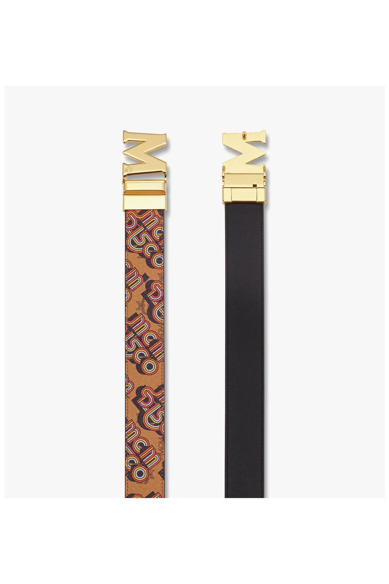 Claus M Reversible Belt 1.5 Inch in Disco Visetos, Alternate, color, Brown