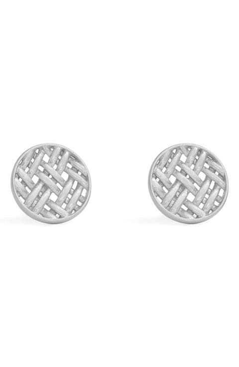 Cinta Woven Stud Earrings