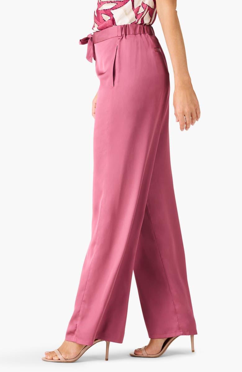 NIC+ZOE Crepe Wide Leg Pants, Alternate, color, Terra