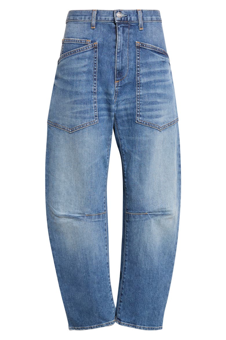 Shon Barrel Jeans, Alternate, color, CIENNA WASH