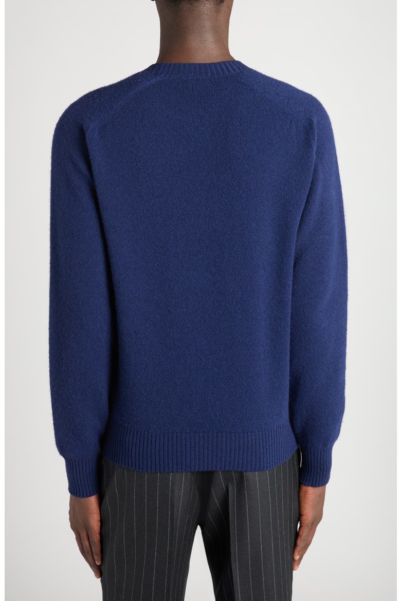 Lambswool & Cashmere Crewneck Sweater, Alternate, color, HB812 OCEAN BLUE