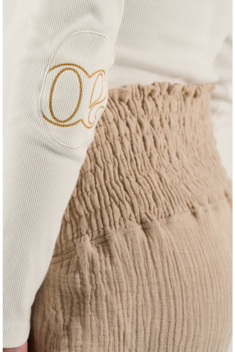 Maternity Smock Pants Myriam, Alternate, color, Beige