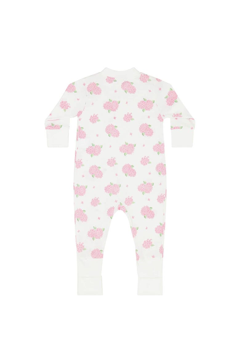 Hydrangeas Coverall Long Sleeve infant one-piece, Alternate, color, Pink
