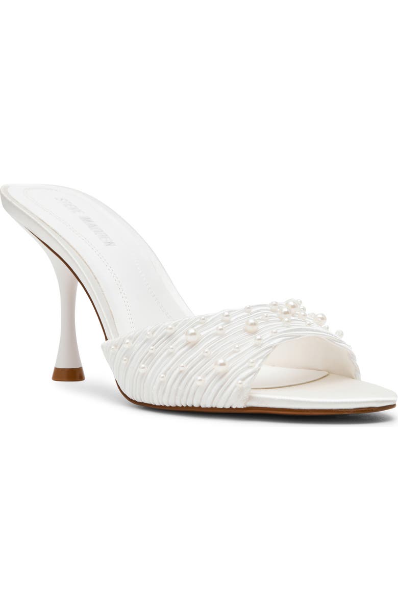 Steve Madden Santi Slide Sandal, Main, color, White Pearl